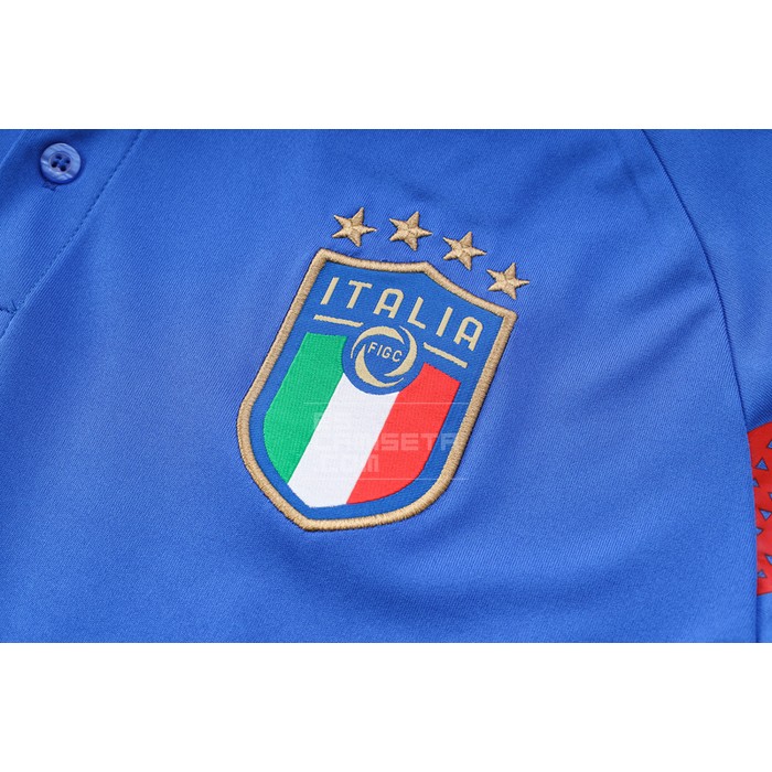Camiseta Polo del Italia 2022-2023 Azul - Haga un click en la imagen para cerrar